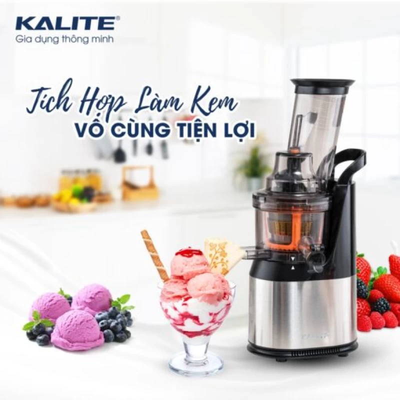 Máy ép chậm KALITE KL-565 kiệt bã, êm ái, bền bỉ - Hình ảnh 5 KALITE