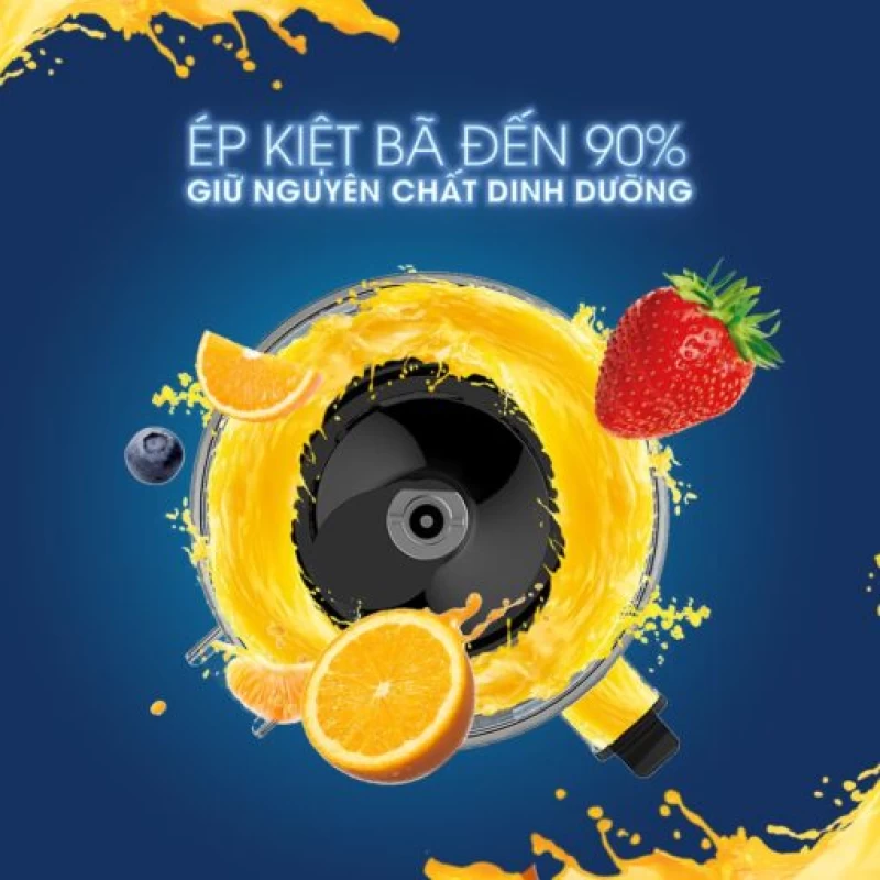 Máy ép chậm KALITE KL-565 kiệt bã, êm ái, bền bỉ - Hình ảnh 4 KALITE