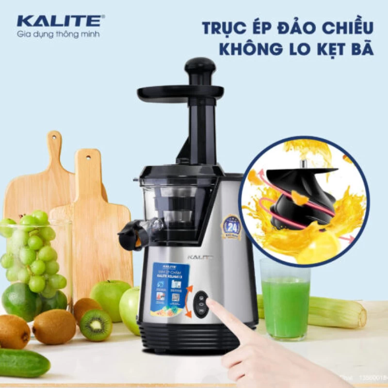 Máy ép chậm KALITE KSJ4413 cao cấp ép kiệt bã không sinh nhiệt - Hình ảnh 7 KALITE