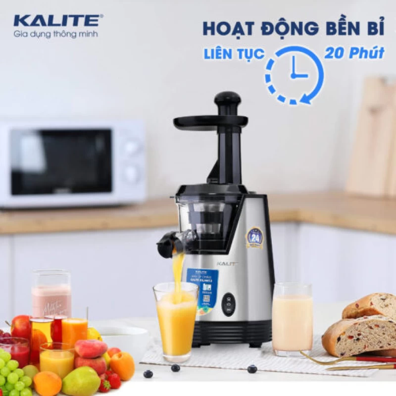 Máy ép chậm KALITE KSJ4413 cao cấp ép kiệt bã không sinh nhiệt - Hình ảnh 5 KALITE