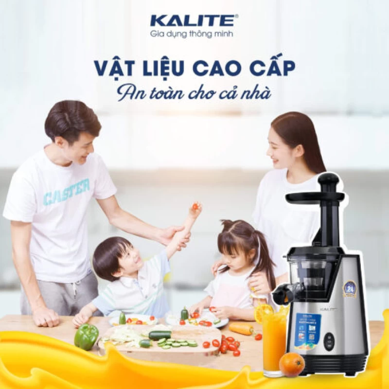 Máy ép chậm KALITE KSJ4413 cao cấp ép kiệt bã không sinh nhiệt - Hình ảnh 8 KALITE