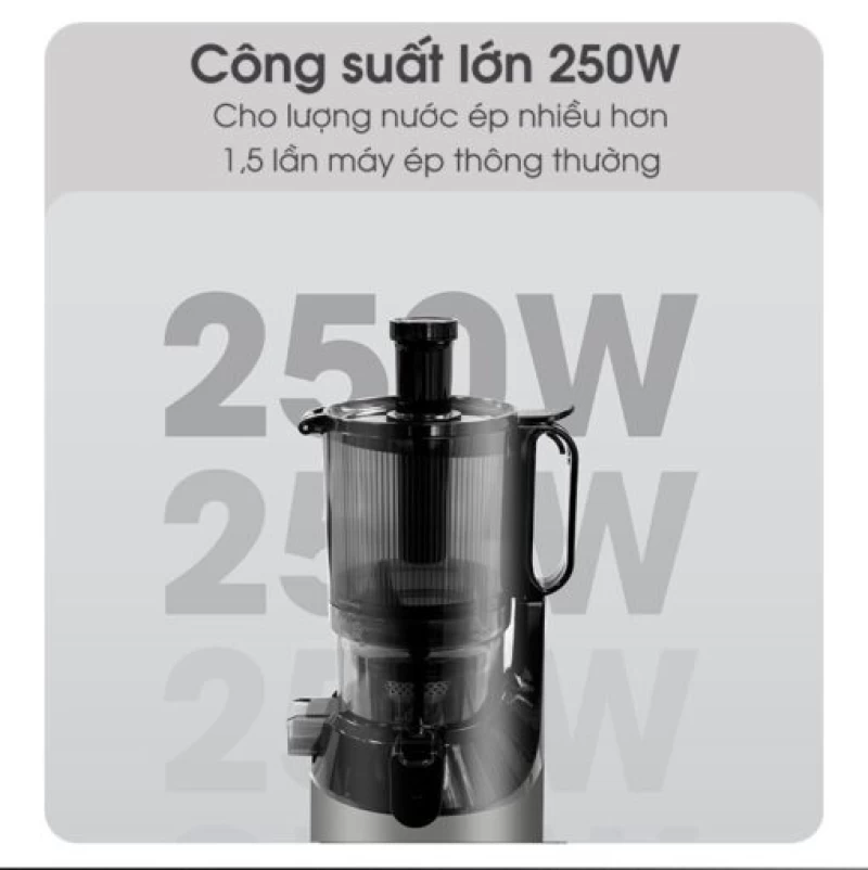 Máy ép chậm KALITE KSJ868 động cơ DC siêu khỏe ép kiệt bã - Hình ảnh 4 KALITE
