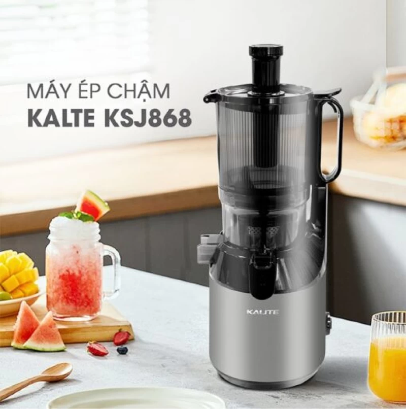 Máy ép chậm KALITE KSJ868 động cơ DC siêu khỏe ép kiệt bã - Hình ảnh 10 KALITE