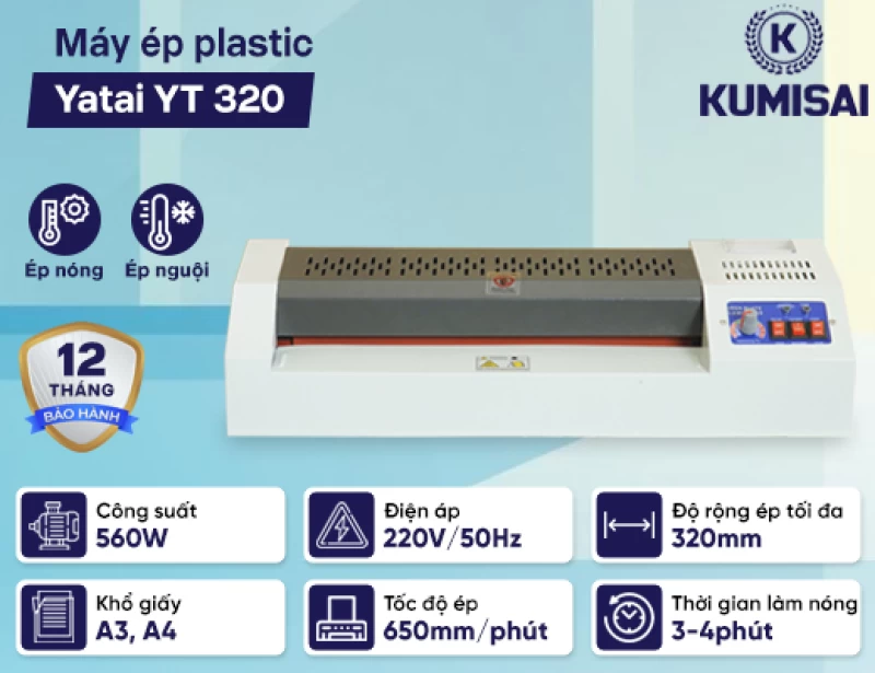 Máy ép Plastic YT 320 - Hình ảnh 3 KUMISAI