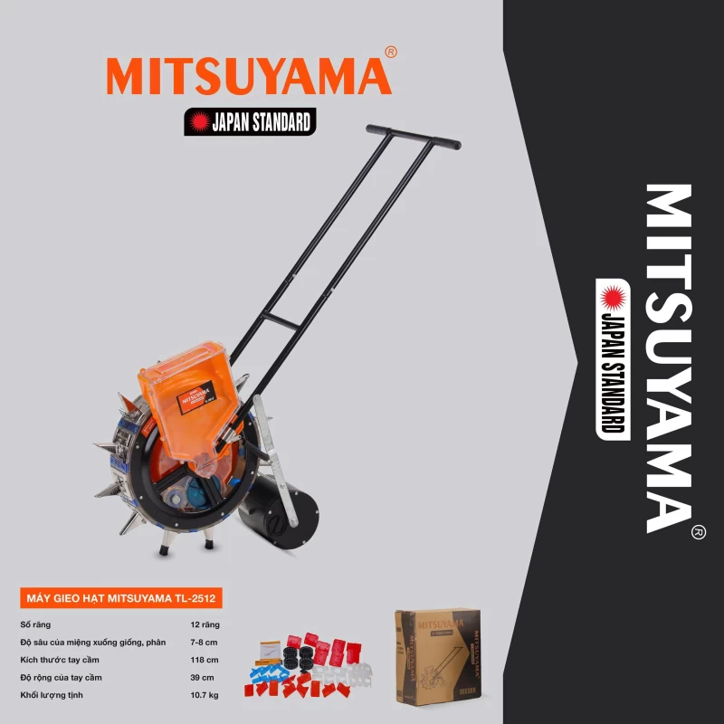 Máy Gieo Hạt 12 Răng Mitsuyama TL-2512 - Hình ảnh 1 MITSUYAMA