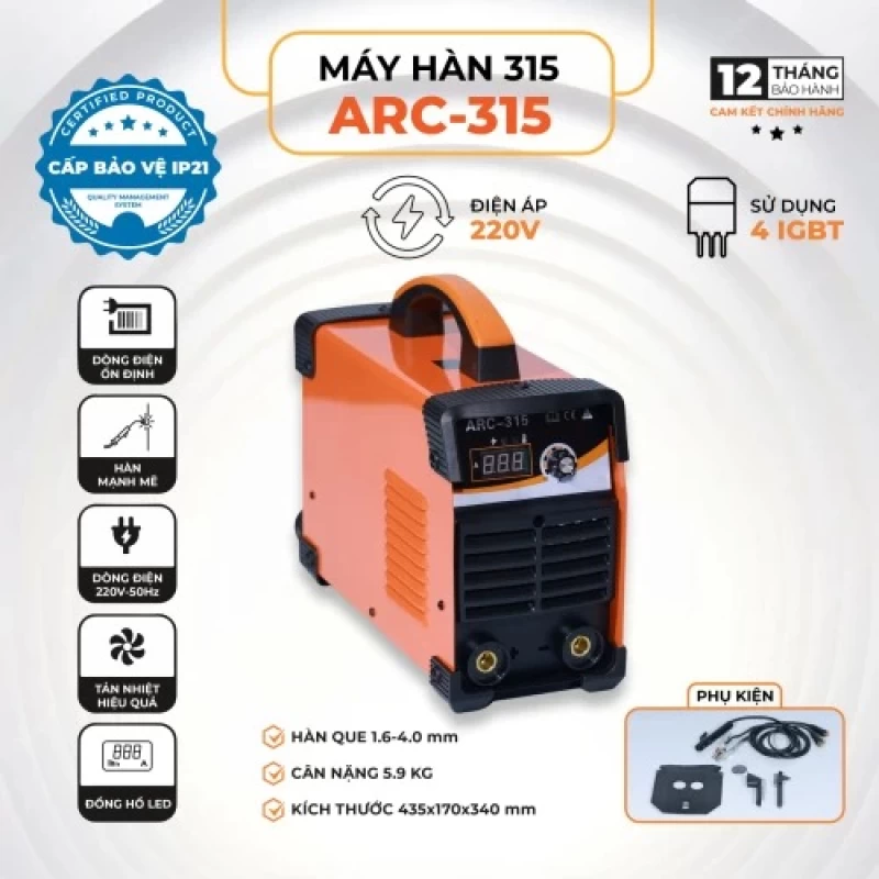 Máy Hàn Fugo ARC-315 - Hình ảnh 1 FUGO