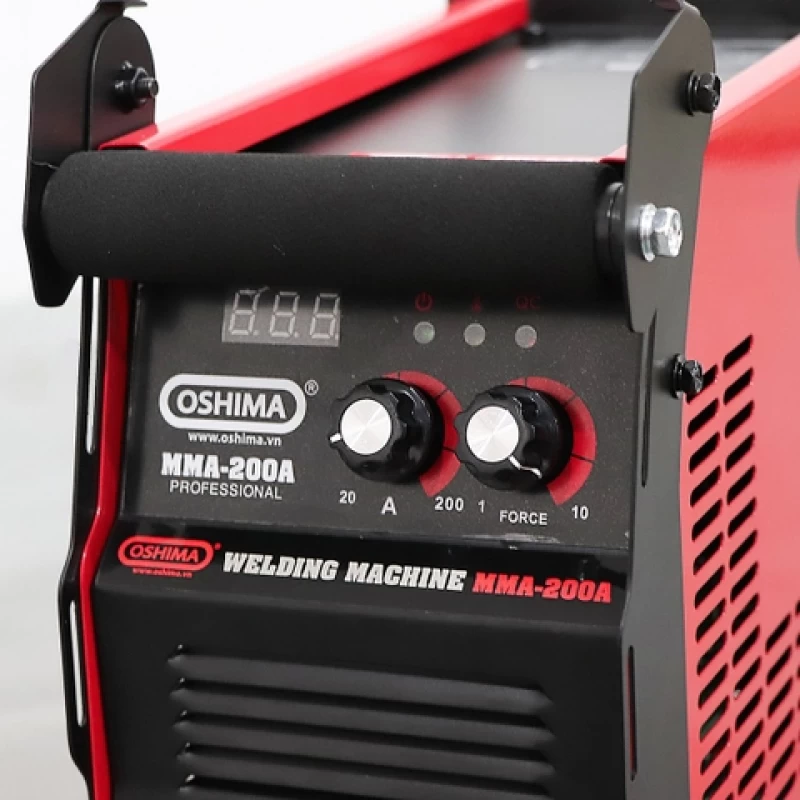 Máy hàn OSHIMA MMA-200A 7.1KVA Đỏ - Hình ảnh 6 OSHIMA