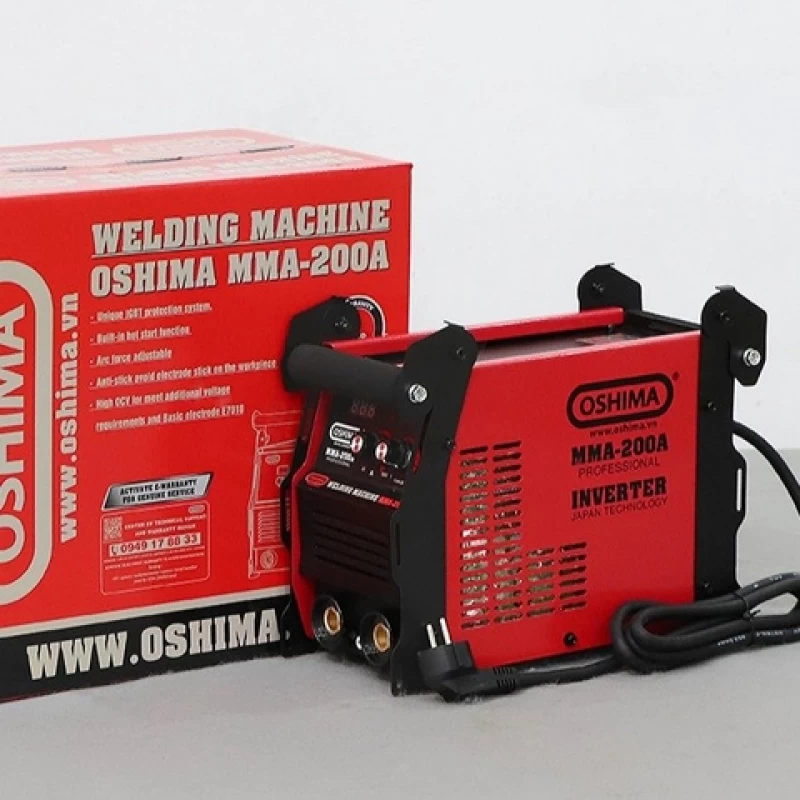 Máy hàn OSHIMA MMA-200A 7.1KVA Đỏ - Hình ảnh 17 OSHIMA