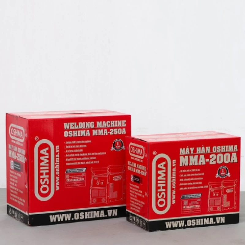Máy hàn OSHIMA MMA-200A 7.1KVA Đỏ - Hình ảnh 18 OSHIMA