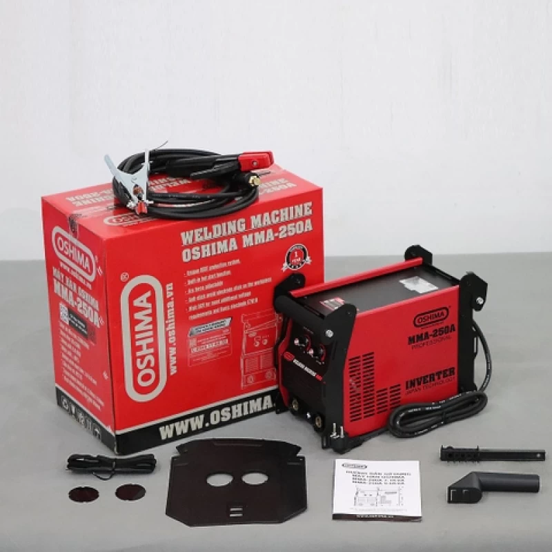 Máy hàn OSHIMA MMA-250A 9.6KVA Đỏ - Hình ảnh 14 OSHIMA