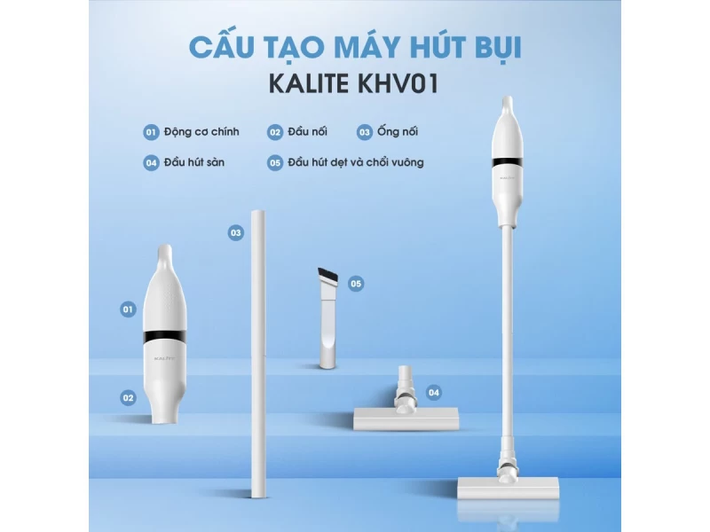 Máy hút bụi Kalite KHV01 - Hình ảnh 4 KALITE