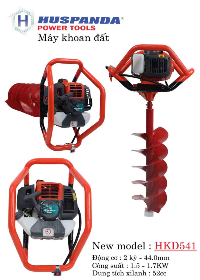 Máy Khoan Đất 2 Thì Huspanda HKD541 - Hình ảnh 1 HUSPANDA
