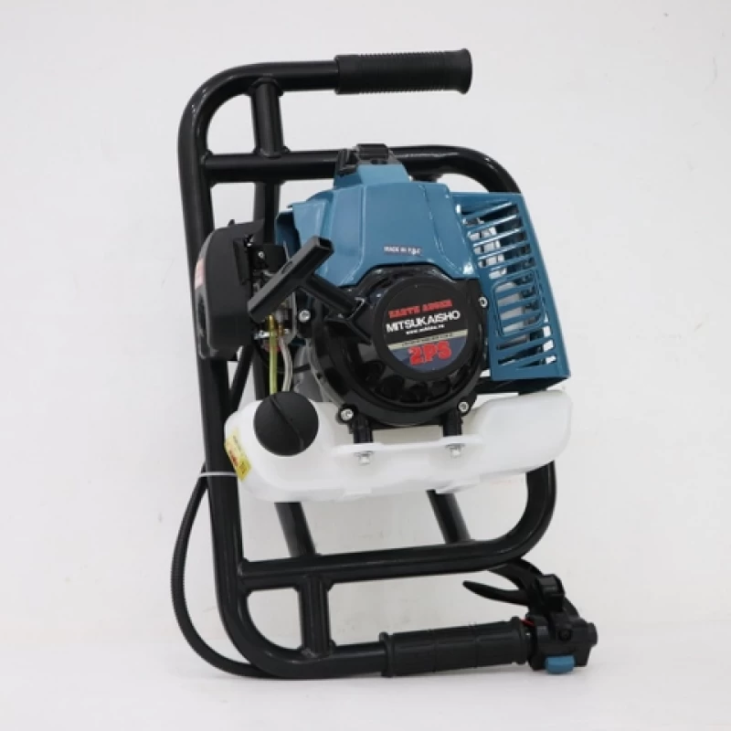 Máy khoan đất Mitsukaisho 2PS 2.2kW Xanh-đen 2 thì (không mũi) - Hình ảnh 1 OSHIMA