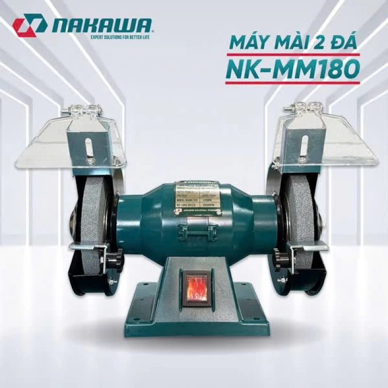 Máy Mài 2 Đá 1/4Hp Nakawa NK-MM180 - Hình ảnh 6 NAKAWA