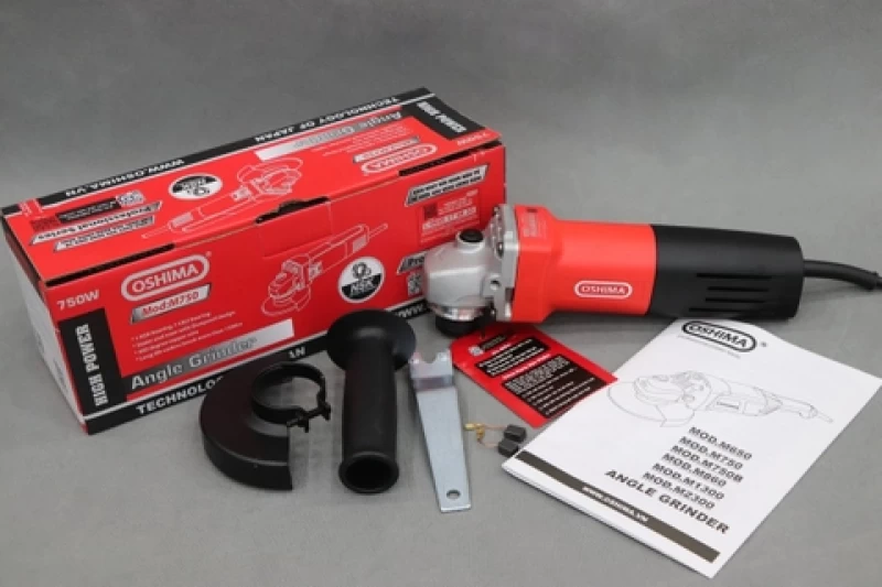 Máy mài góc Oshima M750 750W Đỏ Điện 1 pha - Hình ảnh 9 OSHIMA