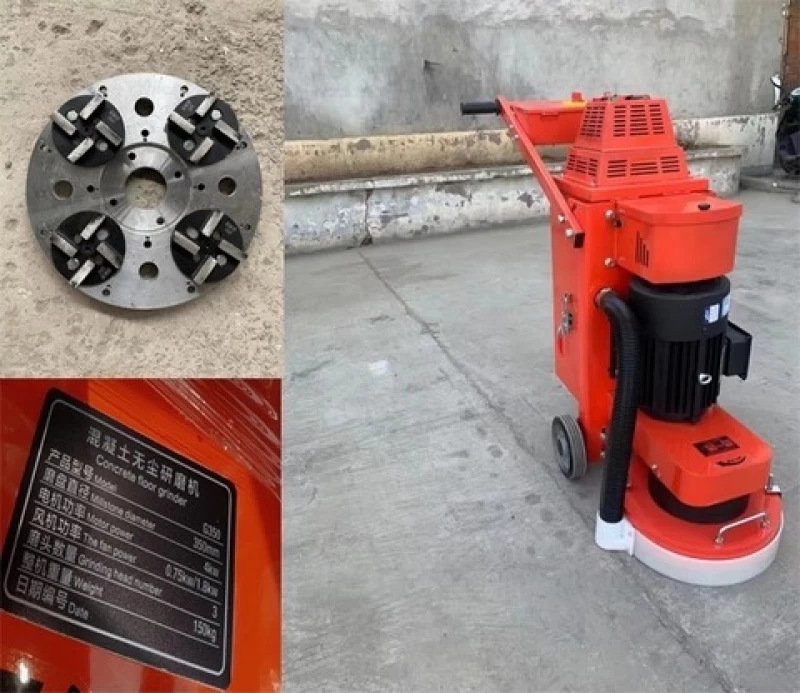 Máy Mài Sàn Bê Tông Có Hút Bụi G350 - Hình ảnh 2 OEM