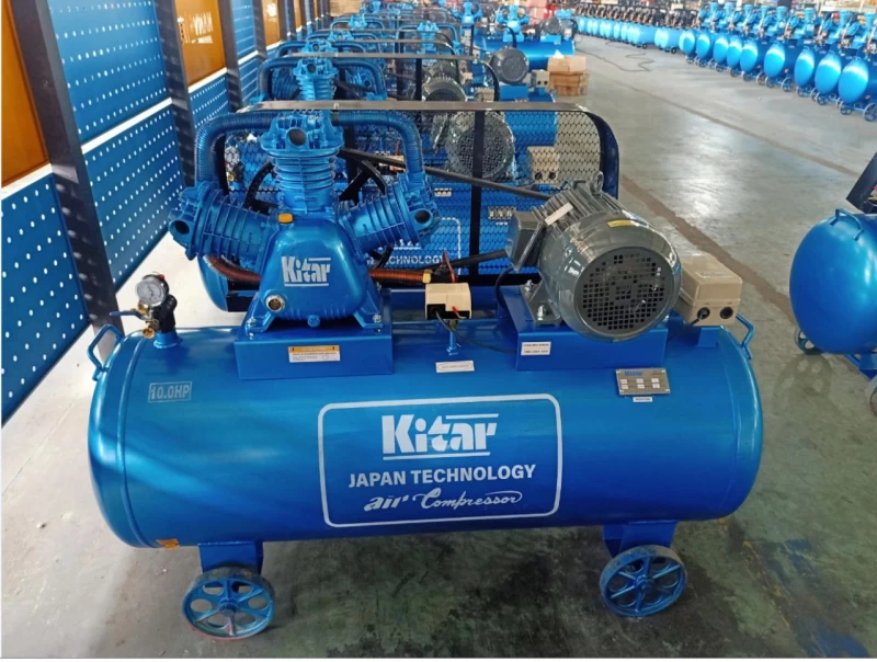 Máy Nén Khí Dây Đai 10HP 340L Kitar KT100-340 - Hình ảnh 3 KITAR
