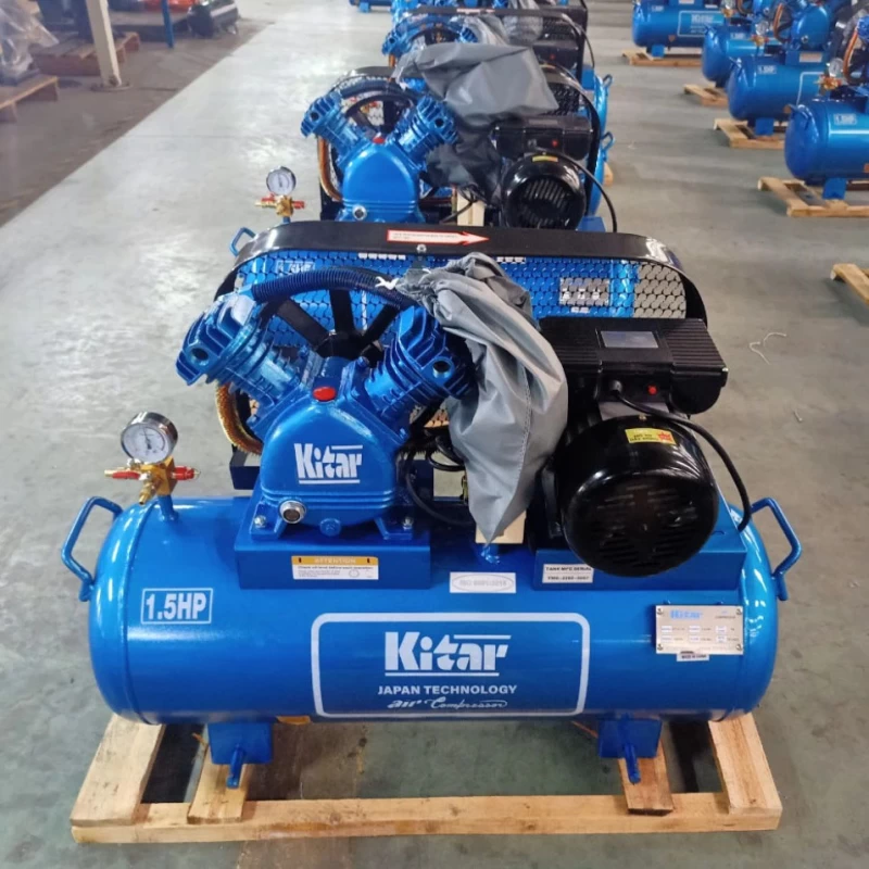 Máy Nén Khí Dây Đai 1.5HP 70L Kitar KT15-70 - Hình ảnh 1 KITAR