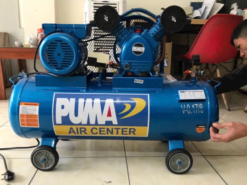 Máy Nén Khí Dây Đai 2Hp 70L Puma V-0.17/8 - Hình ảnh 2 PUMA