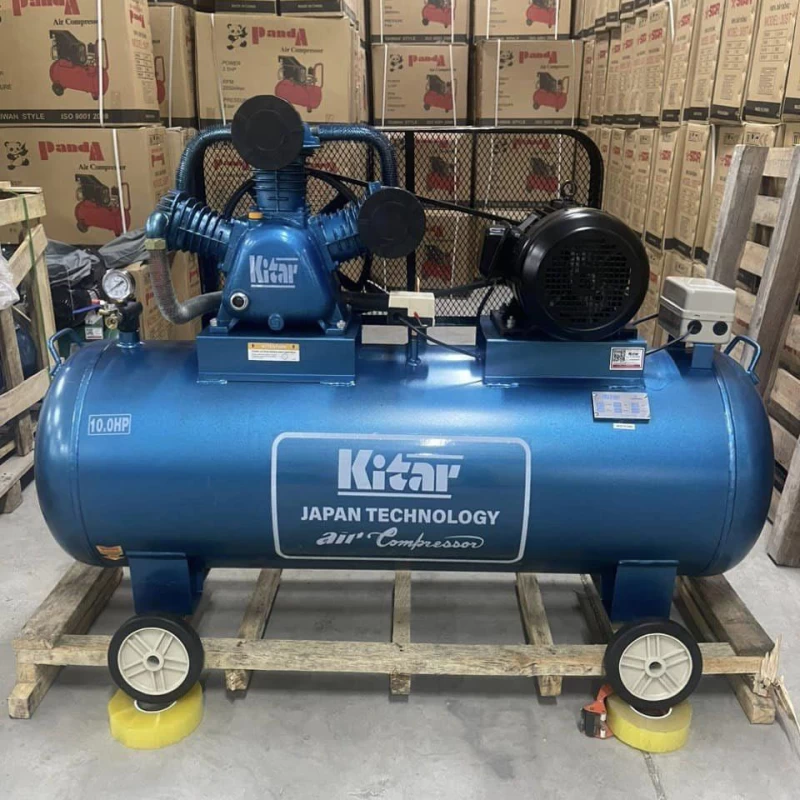 Máy Nén Khí Dây Đai Hai Cấp 10HP 340L Kitar KT100-340/S2 Áp 12.5 - Hình ảnh 3 KITAR