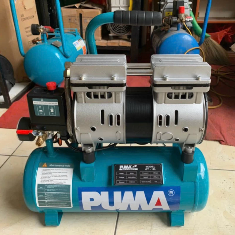 Máy Nén Khí Không Dầu Giảm Âm 1Hp 12L Puma GT-12L - Hình ảnh 1 PUMA