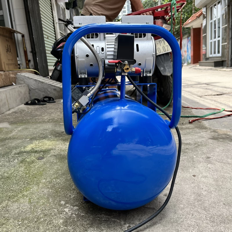 Máy Nén Khí Không Dầu Giảm Âm Wing 1.5HP 50L TW-OF550X2-50L - Hình ảnh 7 WING