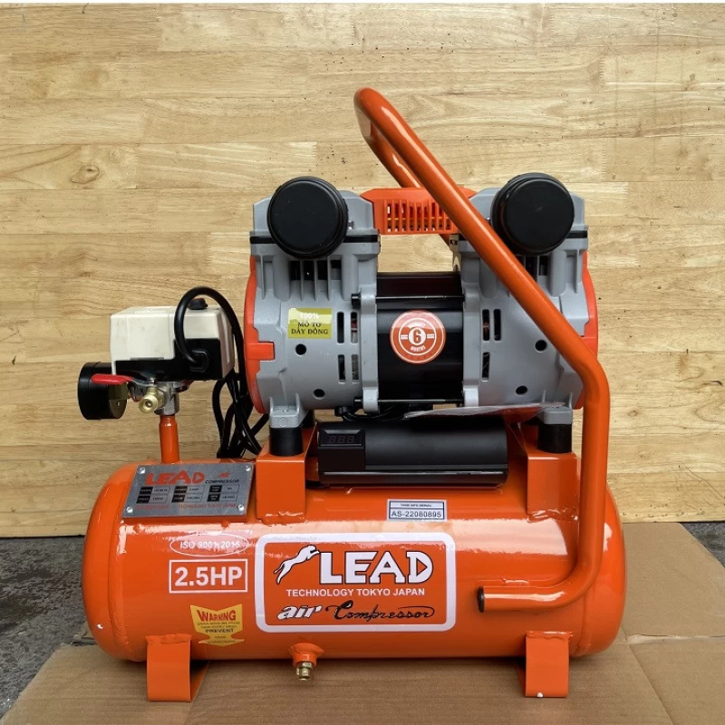 Máy Nén Khí Không Dầu Lên Hơi Nhanh 2.5HP 15L Lead LE 25-15 - Hình ảnh 4 LEAD