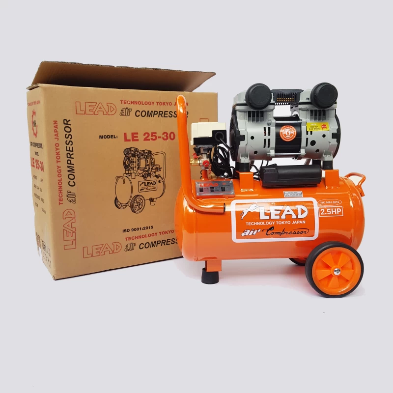 Máy Nén Khí Không Dầu Lên Hơi Nhanh 2.5HP 30L Lead LE 25-30 - Hình ảnh 8 LEAD