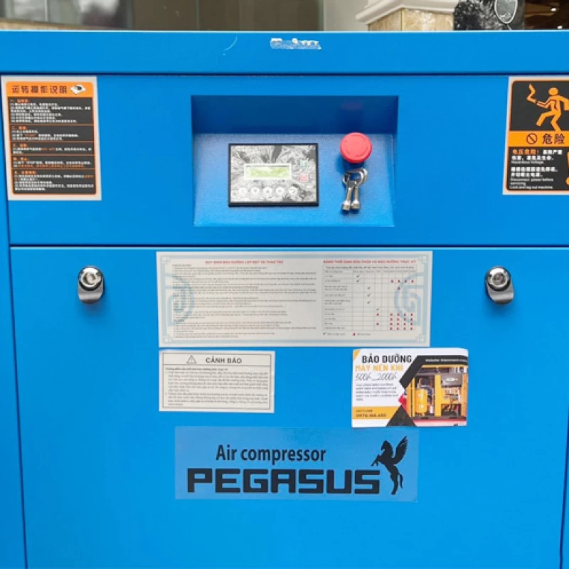 Máy Nén Khí Trục Vít Pegasus 7.5Kw TMPM-10HP - Hình ảnh 3 PEGASUS