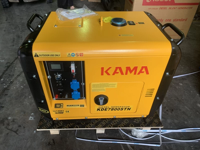 Máy Phát Điện Chạy Dầu 5.6Kw Kama KDE7800STN Siêu Cách Âm - Hình ảnh 2 KAMA