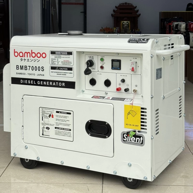 Máy Phát Điện Chạy Dầu 5Kw Bamboo BMB7000S - Hình ảnh 2 BAMBOO
