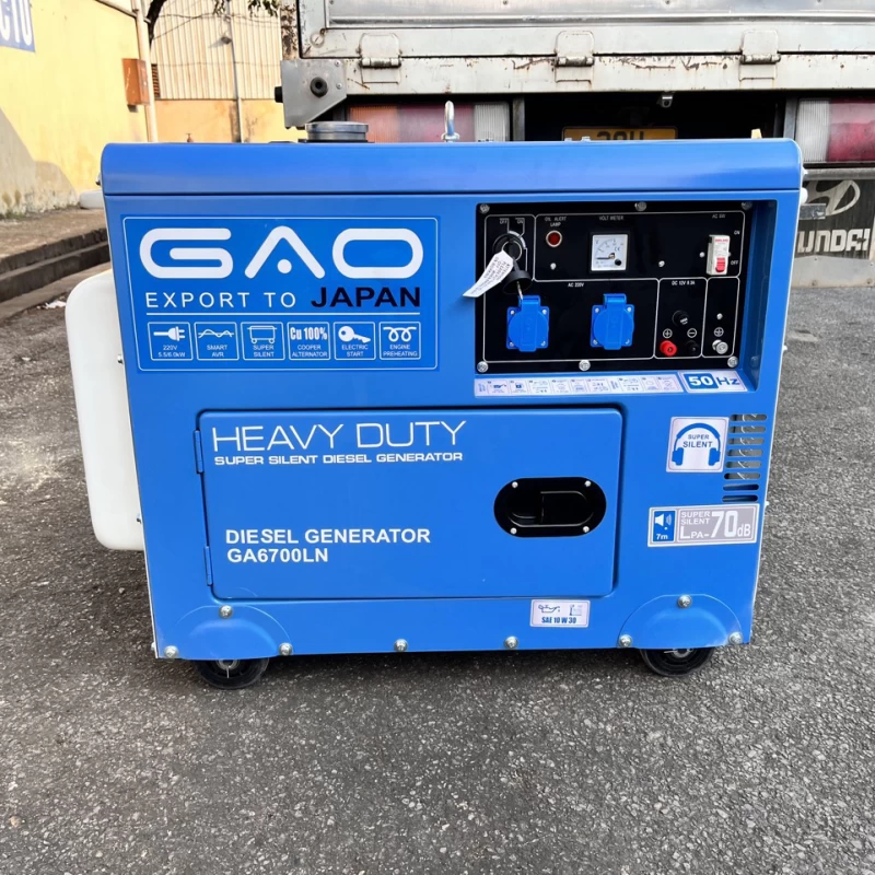 Máy Phát Điện Chạy Dầu 5Kw GAO GA6700LN - Hình ảnh 4 GAO