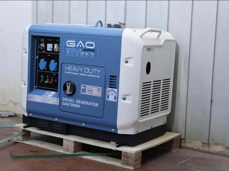 Máy Phát Điện Chạy Dầu 5Kw GAO GA6700SN Siêu Cách Âm - Hình ảnh 2 GAO
