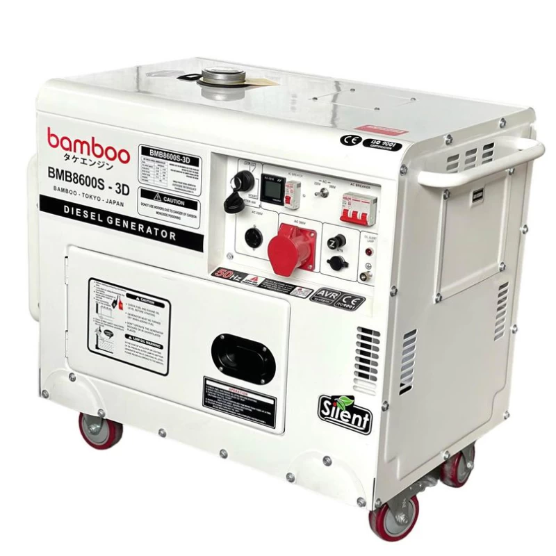 Máy Phát Điện Chạy Dầu 6-7Kw Bamboo BMB8600S-3D - Hình ảnh 1 BAMBOO
