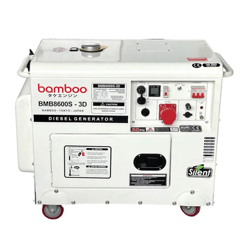 Máy Phát Điện Chạy Dầu 6-7Kw Bamboo BMB8600S-3D - Hình ảnh 3 BAMBOO