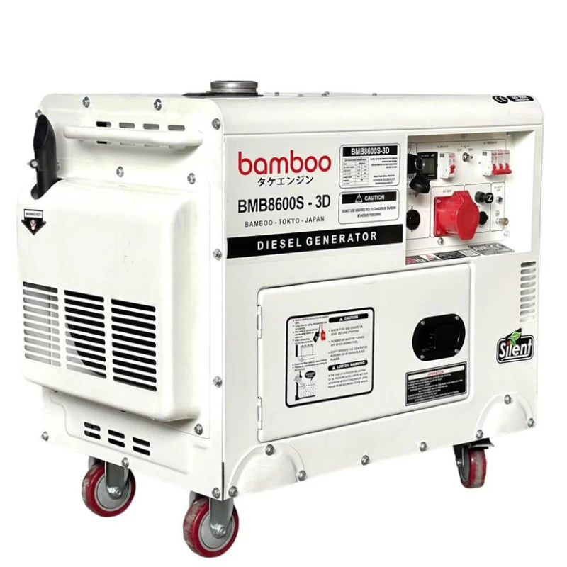 Máy Phát Điện Chạy Dầu 6-7Kw Bamboo BMB8600S-3D - Hình ảnh 2 BAMBOO