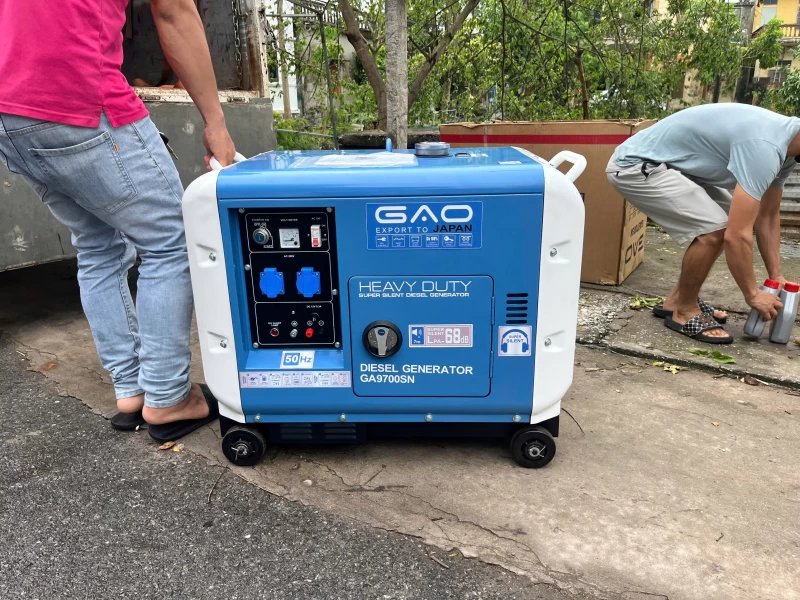 Máy Phát Điện Chạy Dầu 6Kw GAO GA9700SN Siêu Cách Âm - Hình ảnh 6 GAO