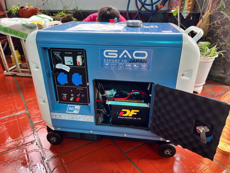 Máy Phát Điện Chạy Dầu 6Kw GAO GA9700SN Siêu Cách Âm - Hình ảnh 3 GAO