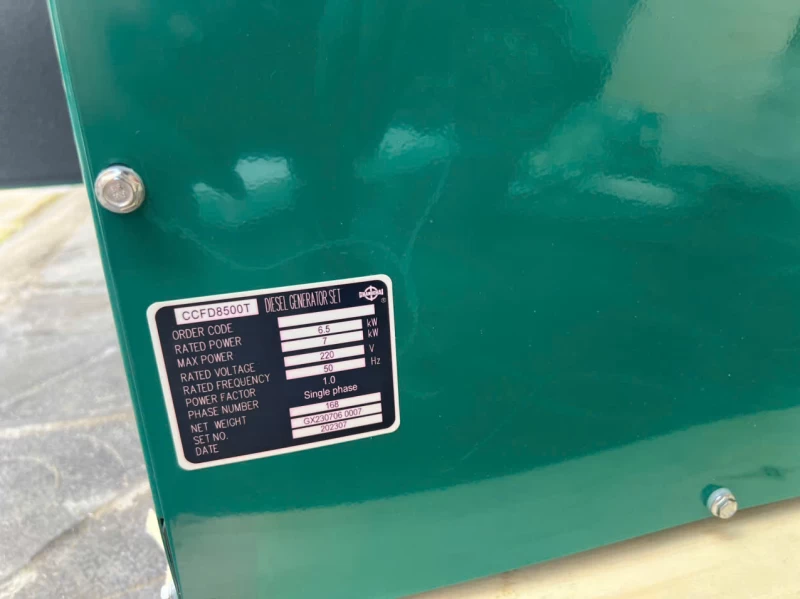 Máy Phát Điện Chạy Dầu 7Kw Changchai CCFD8500T - Hình ảnh 1 CHANGCHAI
