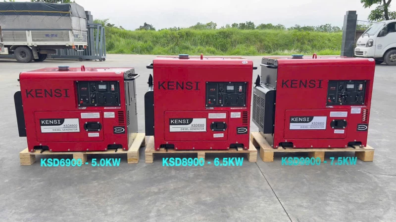 Máy Phát Điện Chạy Dầu 7Kw Kensi KSD8900 - Hình ảnh 2 KENSI