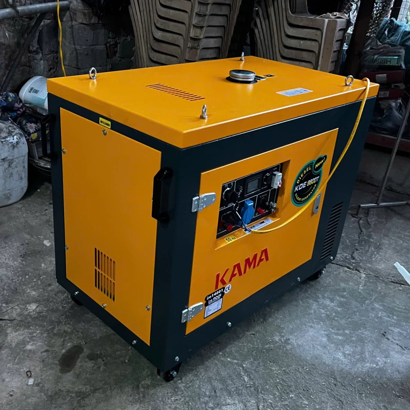 Máy Phát Điện Chạy Dầu 8Kw Kama KDE9800T Siêu Cách Âm - Hình ảnh 2 KAMA