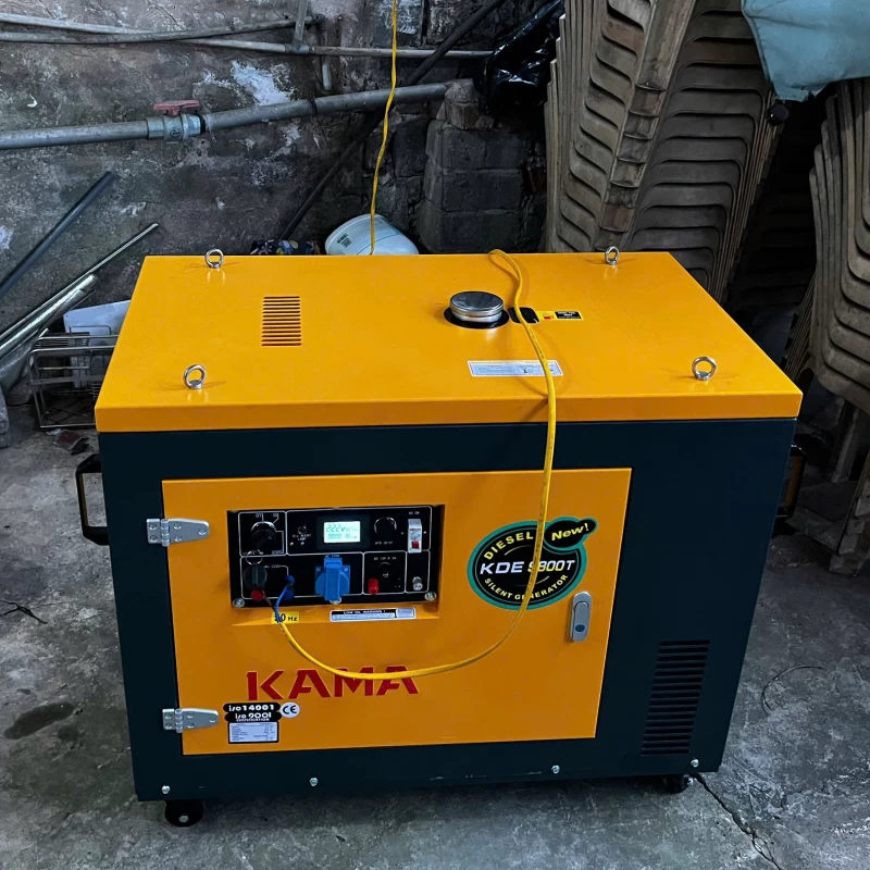 Máy Phát Điện Chạy Dầu 8Kw Kama KDE9800T Siêu Cách Âm - Hình ảnh 7 KAMA