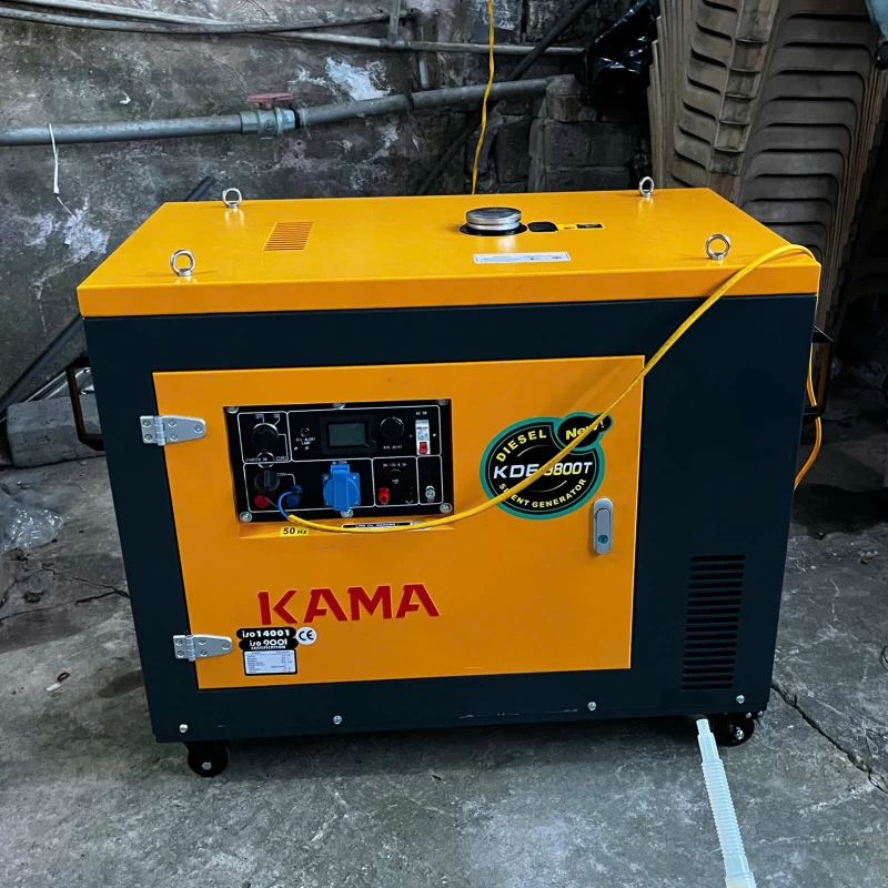Máy Phát Điện Chạy Dầu 8Kw Kama KDE9800T Siêu Cách Âm - Hình ảnh 6 KAMA