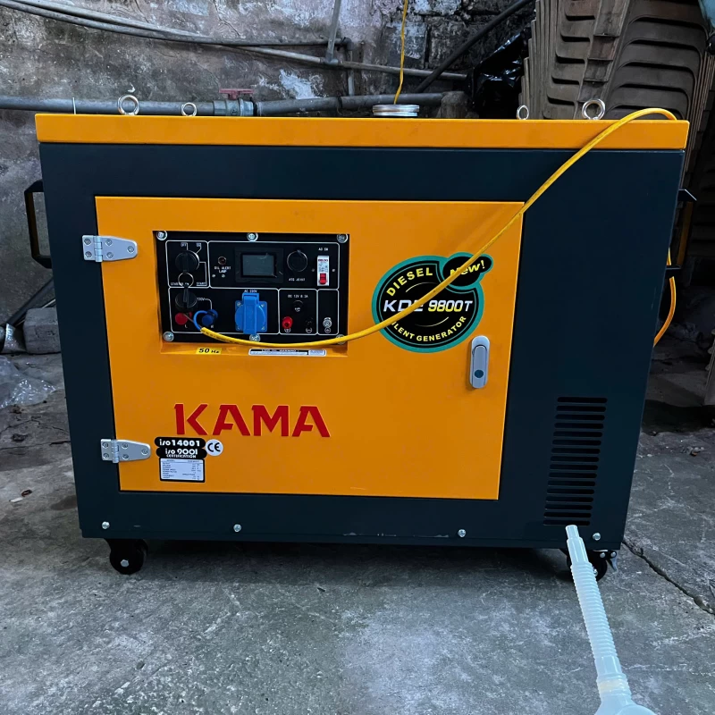 Máy Phát Điện Chạy Dầu 8Kw Kama KDE9800T Siêu Cách Âm - Hình ảnh 4 KAMA