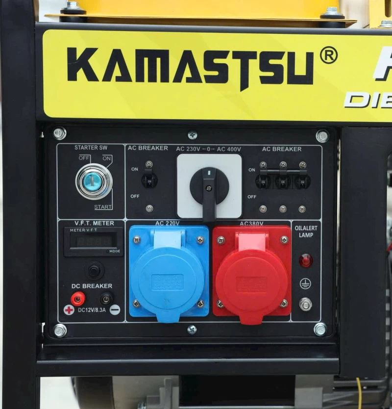 Máy Phát Điện Chạy Dầu 8Kw Kamastsu KD9500S 220V/380V - Hình ảnh 5 KAMASTSU