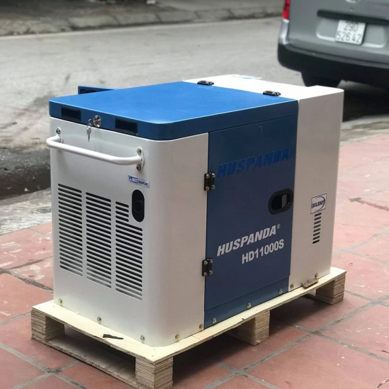 Máy Phát Điện Chạy Dầu 9Kw Huspanda HD11000S Siêu Chống Ồn - Hình ảnh 4 HUSPANDA
