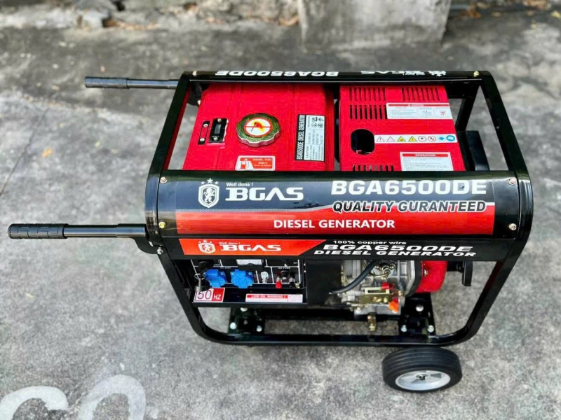 Máy phát điện chạy dầu Bgas BGA6500DE1 (5KW) - Hình ảnh 1 BGAS