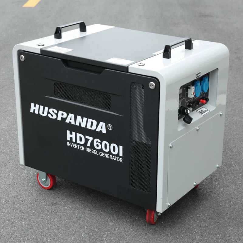 Máy Phát Điện Chạy Dầu Inverter 6Kw Huspanda HD7600I Siêu Chống Ồn - Hình ảnh 2 HUSPANDA