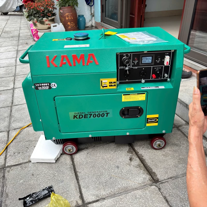 Máy Phát Điện Chạy Dầu Kama 5Kw KDE7000T - Hình ảnh 3 KAMA