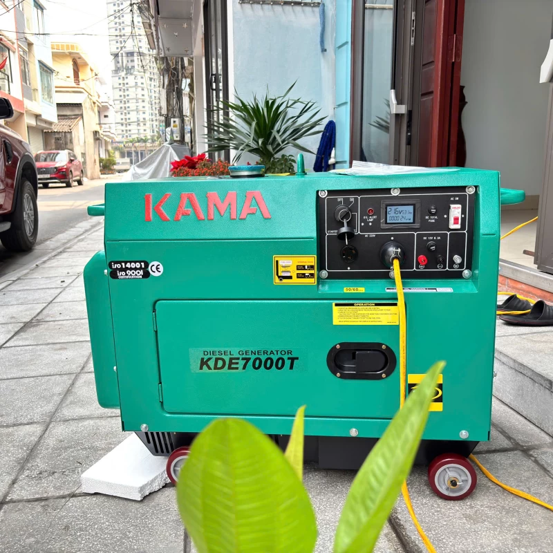 Máy Phát Điện Chạy Dầu Kama 5Kw KDE7000T - Hình ảnh 1 KAMA